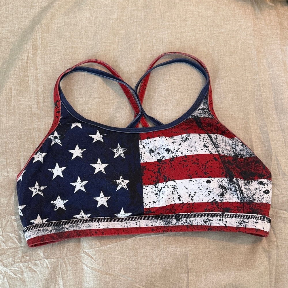 Born Primitive Stars and Stripes Sports Bra
